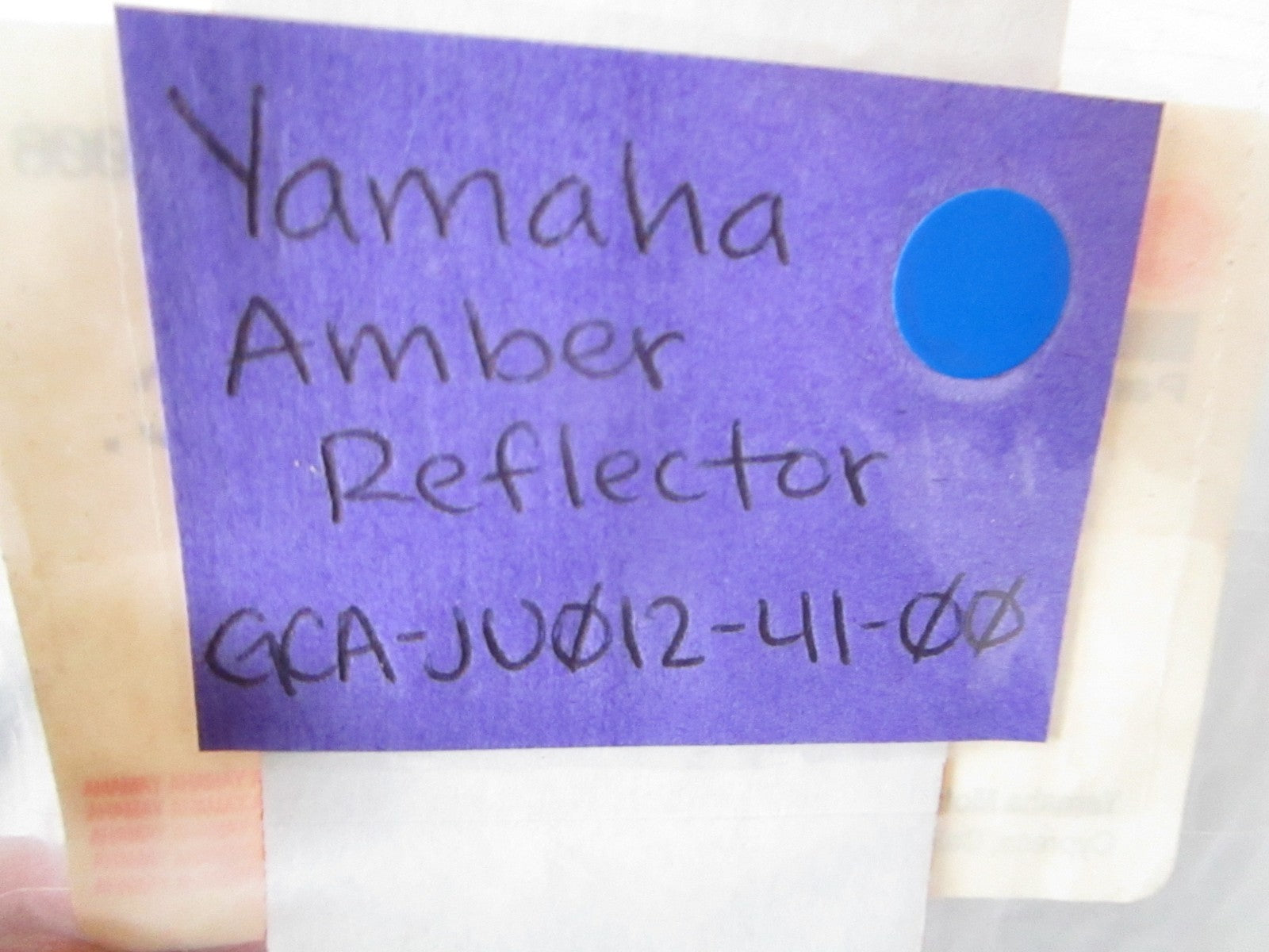 NEW OEM GCA-JU012-41-00 Yamaha Amber Reflector 0810