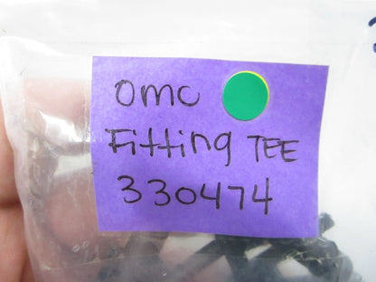 NEW OEM (LOT OF 2) 330474 0330474 OMC Johnson Evinrude Fitting Tee 0810