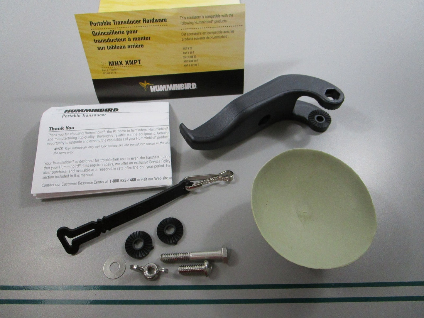 NEW 740090-1 Humminbird Portable Transducer Hardware MHX-XNPT 0810
