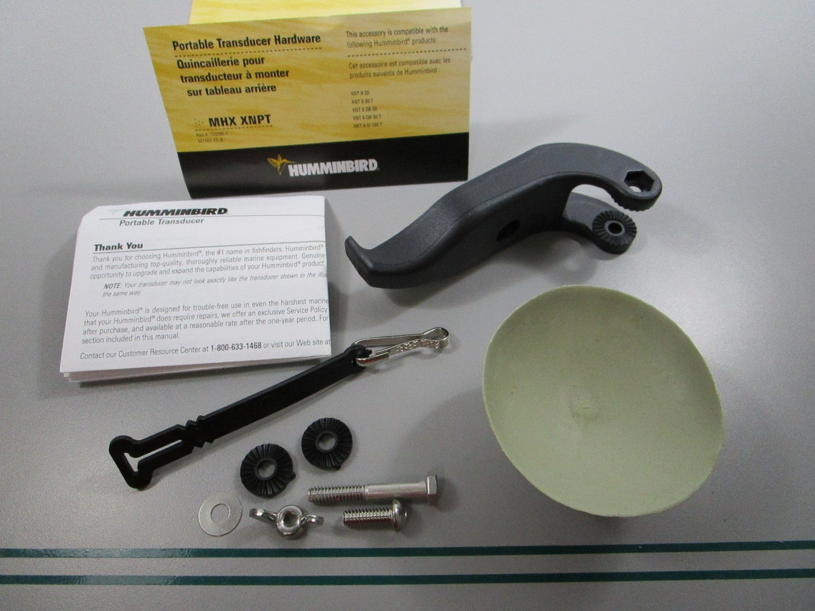 NEW 740090-1 Humminbird Portable Transducer Hardware MHX-XNPT 0810