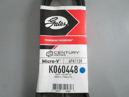 NEW K060448 Gates Century Series Micro-V Serpentine Belt 0820