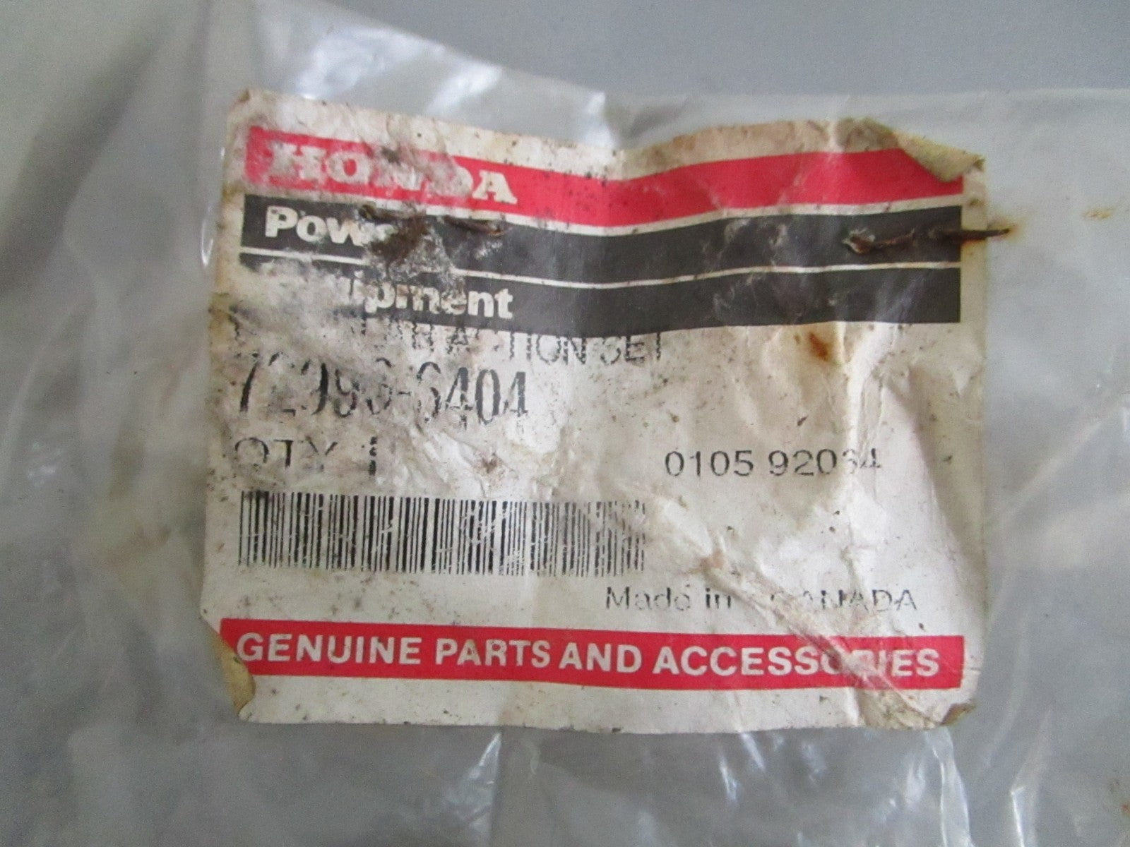NEW OEM 72996-6404 Honda Repair Kit 0820