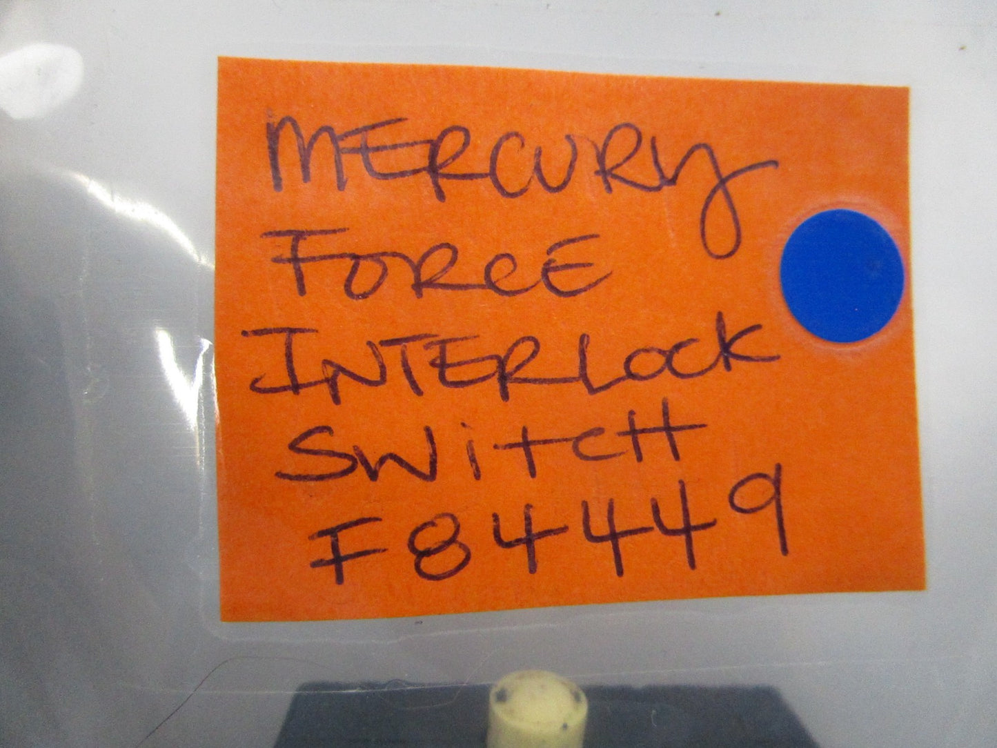 NEW OEM F84449 Mercury Force Interlock Switch 0810