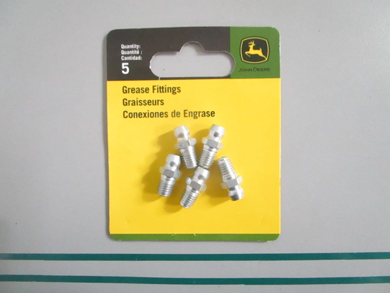 NEW OEM (LOT OF 5) JD7803 John Deere Grease Fitting 0820