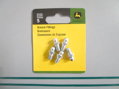 NEW OEM (LOT OF 5) JD7803 John Deere Grease Fitting 0820