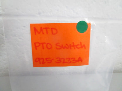 NEW OEM 925-3233A MTD PTO Switch 0820