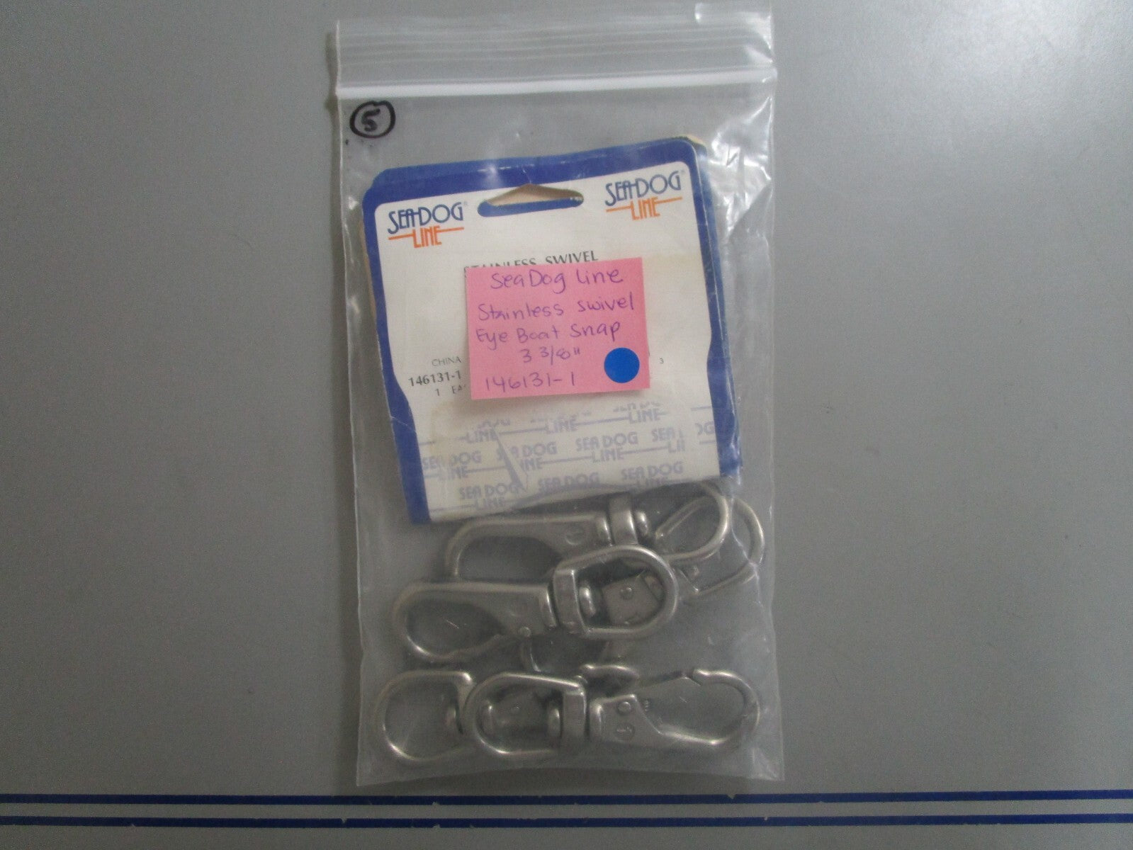 *NEW* 0810 Sea-Dog Line Stainless Swivel Eye Boat Snap 3 3/8" 146131-1