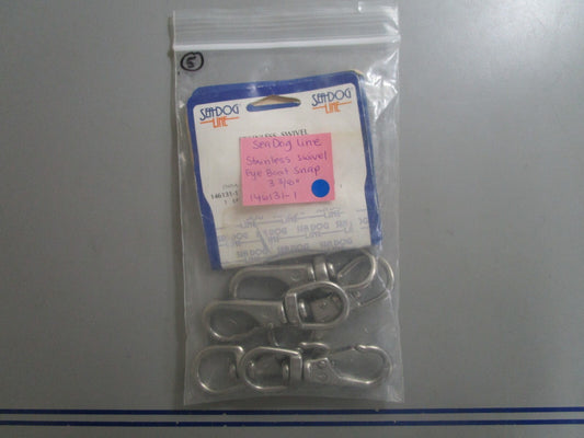 *NEW* 0810 Sea-Dog Line Stainless Swivel Eye Boat Snap 3 3/8" 146131-1