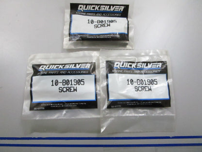 *NEW OEM* (LOT OF 3) 0810 Mercury Quicksilver Screw 10-801905