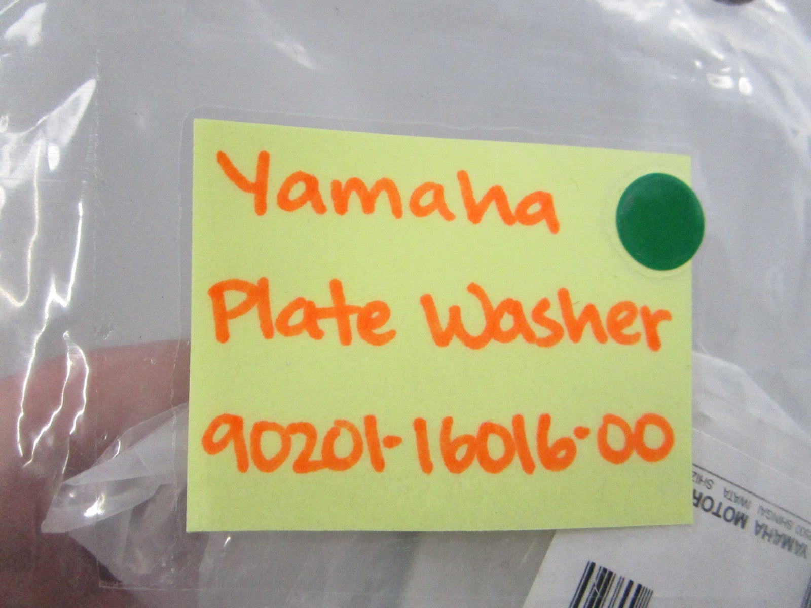NEW OEM 90201-16016-00 Yamaha Plate Washer 0810