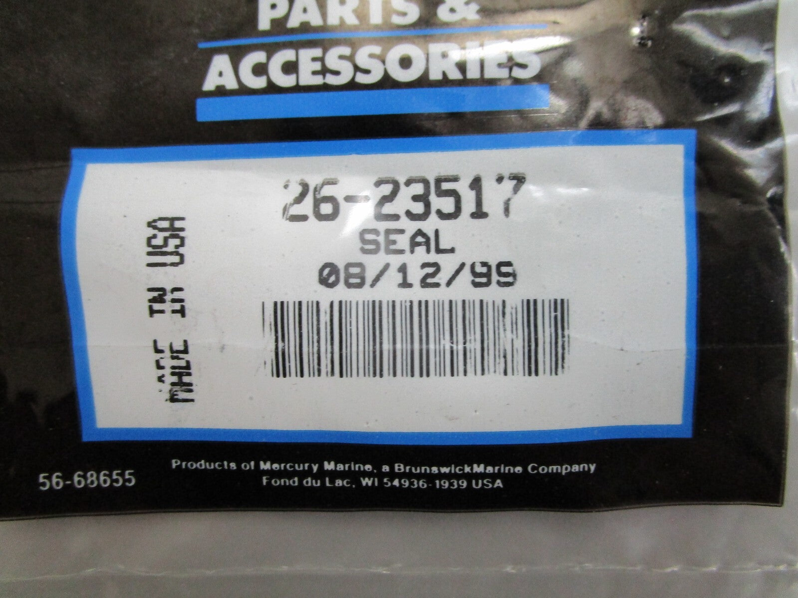 *NEW OEM* 0810 Mercury Quicksilver Seal 26-23517