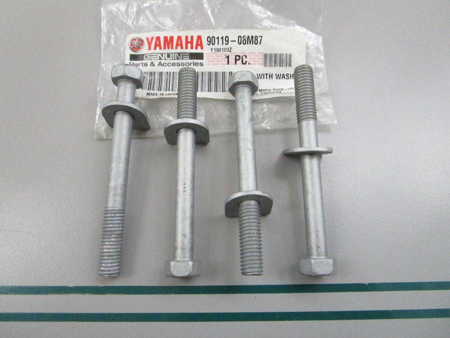 NEW OEM (LOT OF 4) 90119-08M87-00 Yamaha Bolt 0810