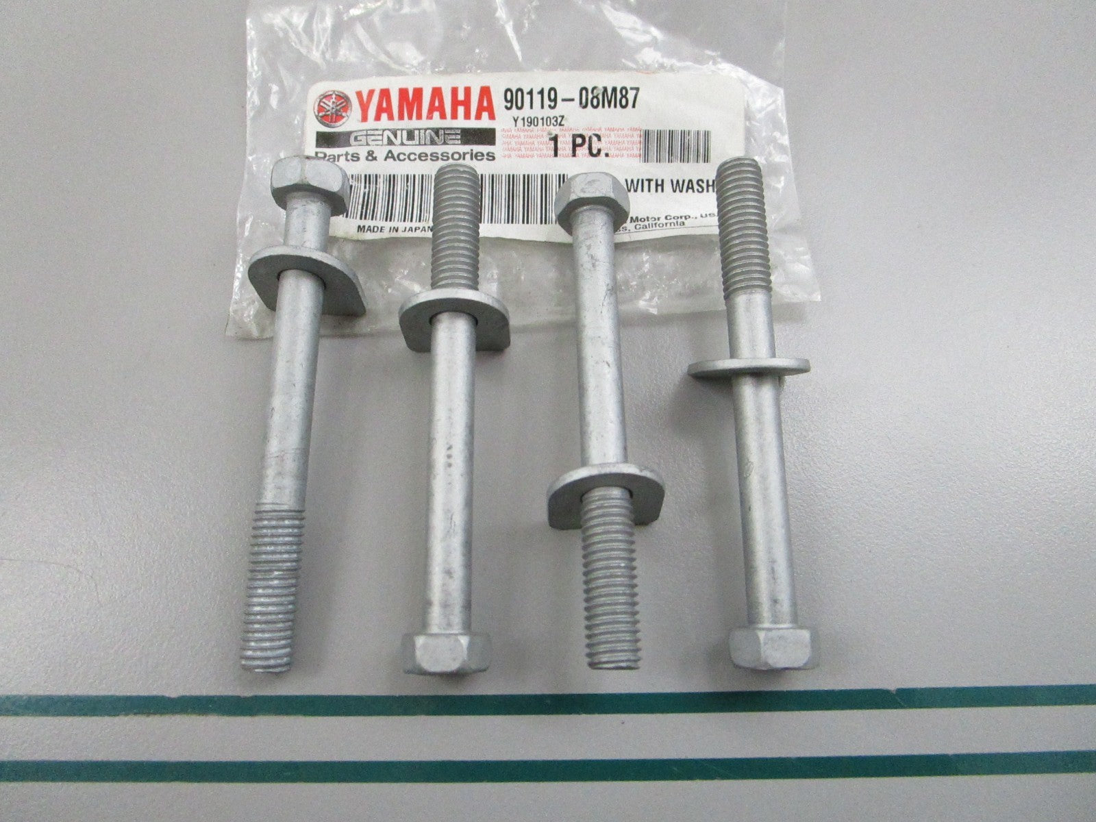 NEW OEM (LOT OF 4) 90119-08M87-00 Yamaha Bolt 0810