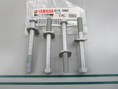 NEW OEM (LOT OF 4) 90119-08M87-00 Yamaha Bolt 0810