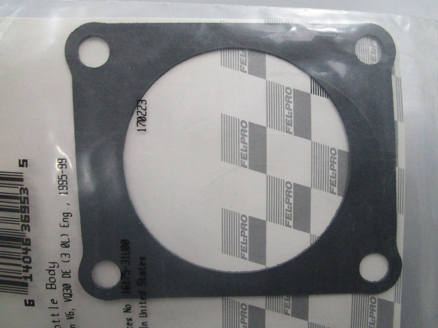 *NEW* 0810 Fel-Pro Throttle Body Gasket 61084