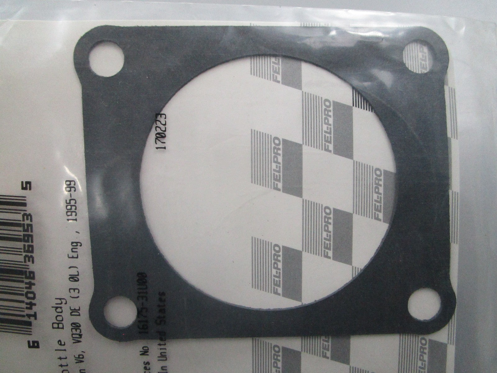 *NEW* 0810 Fel-Pro Throttle Body Gasket 61084