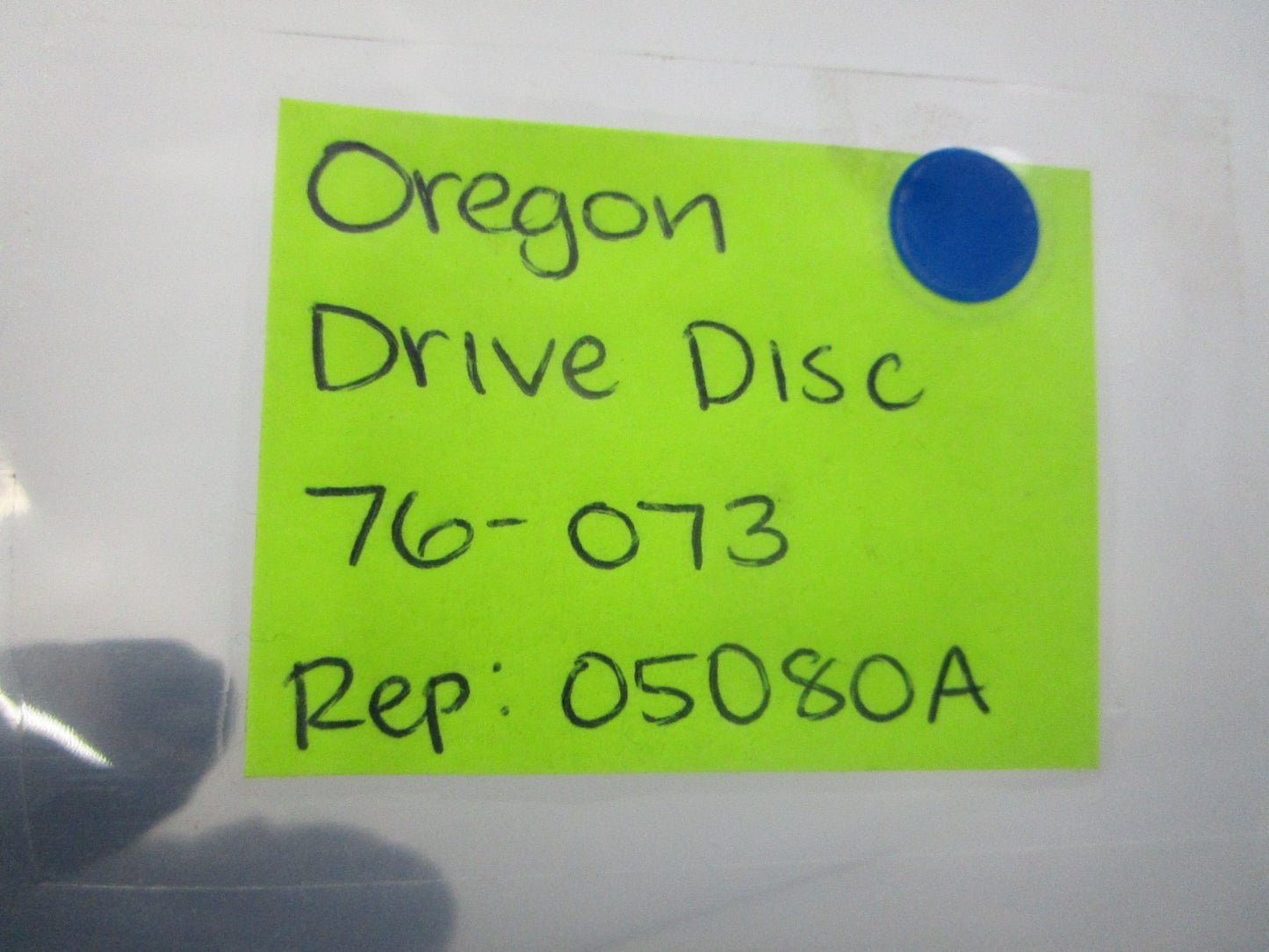 NEW 76-073 Replaces: 05080A Oregon Drive Disc 0810