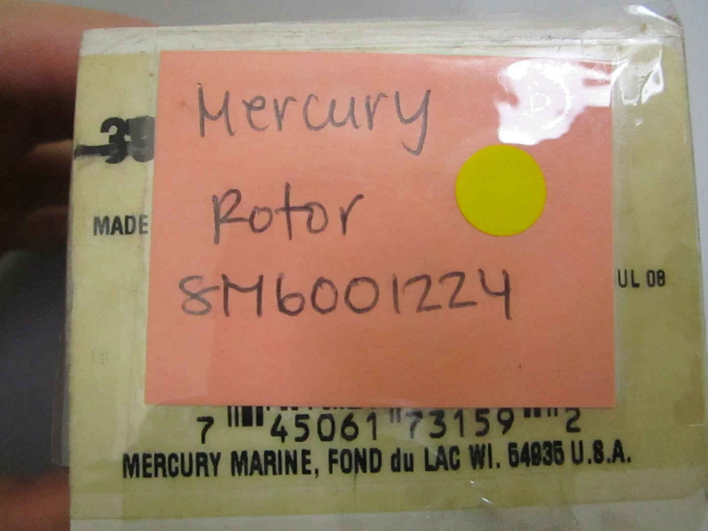 *NEW OEM* 0750 Mercury Quicksilver ROTOR 8M6001224