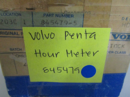 *NEW OEM* 0820 Volvo Penta Hour Meter 845479