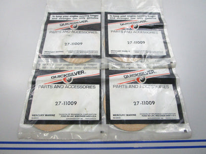 NEW OEM (LOT OF 4) 27-11009 Mercury Quicksilver Gasket 0810