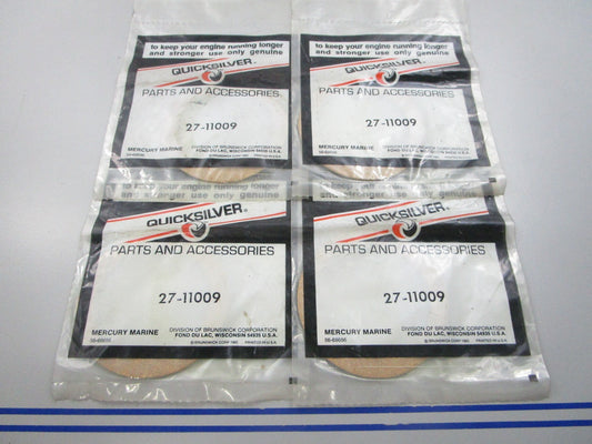 NEW OEM (LOT OF 4) 27-11009 Mercury Quicksilver Gasket 0810