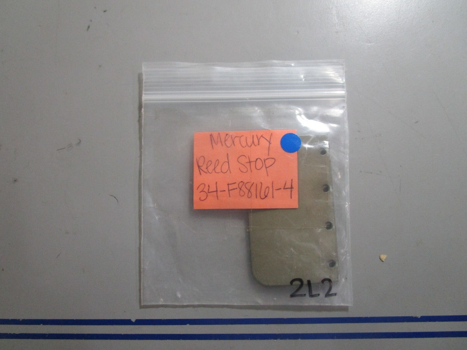 *NEW OEM* (LOT OF 2) 0810 Mercury Quicksilver Reed Stop 34-F88161-4