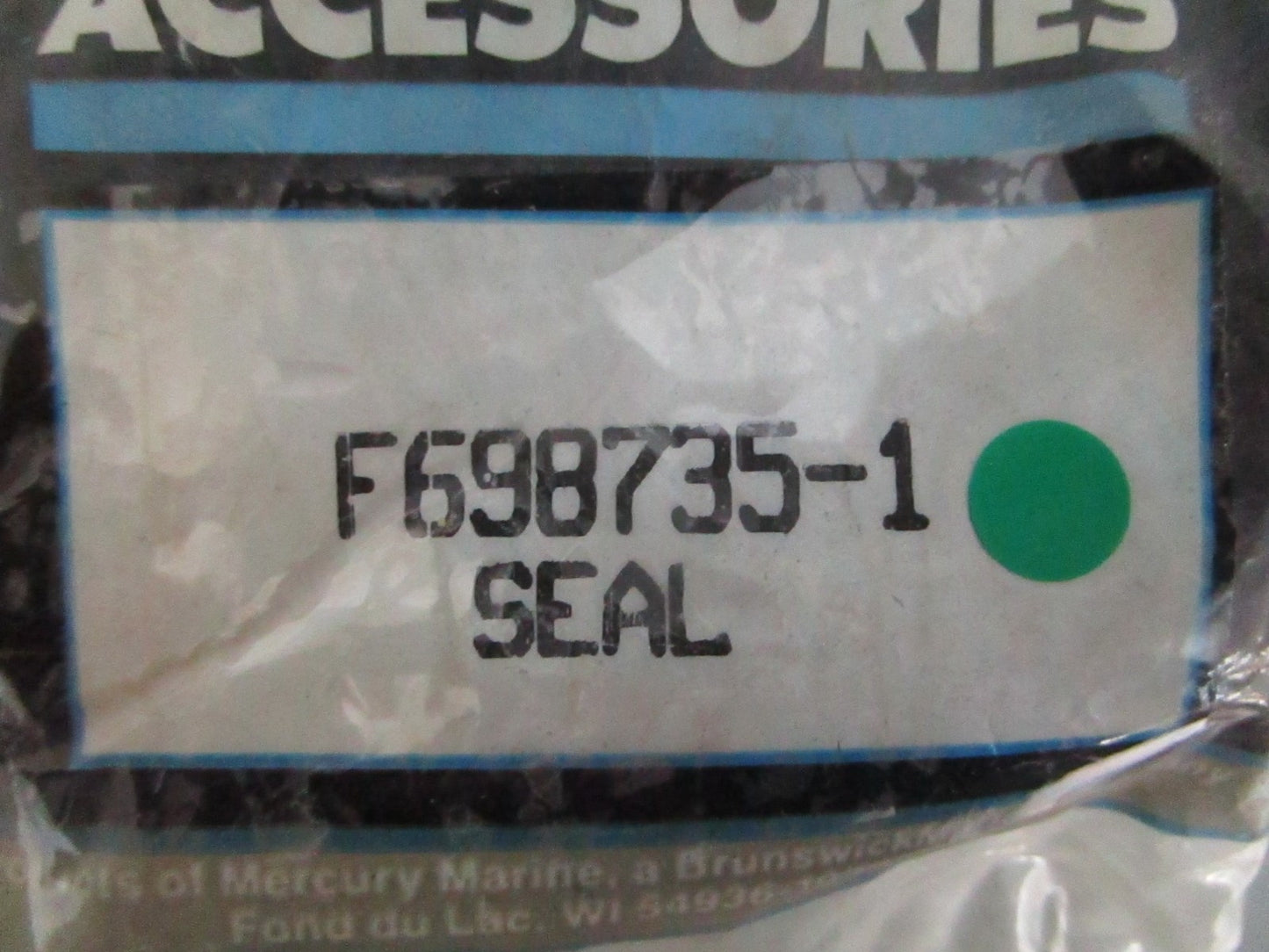 NEW OEM F698735-1 Mercury Quicksilver Seal 0820