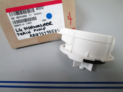 *NEW OEM* 0720 LG Dishwasher Drain Pump ABQ75742505