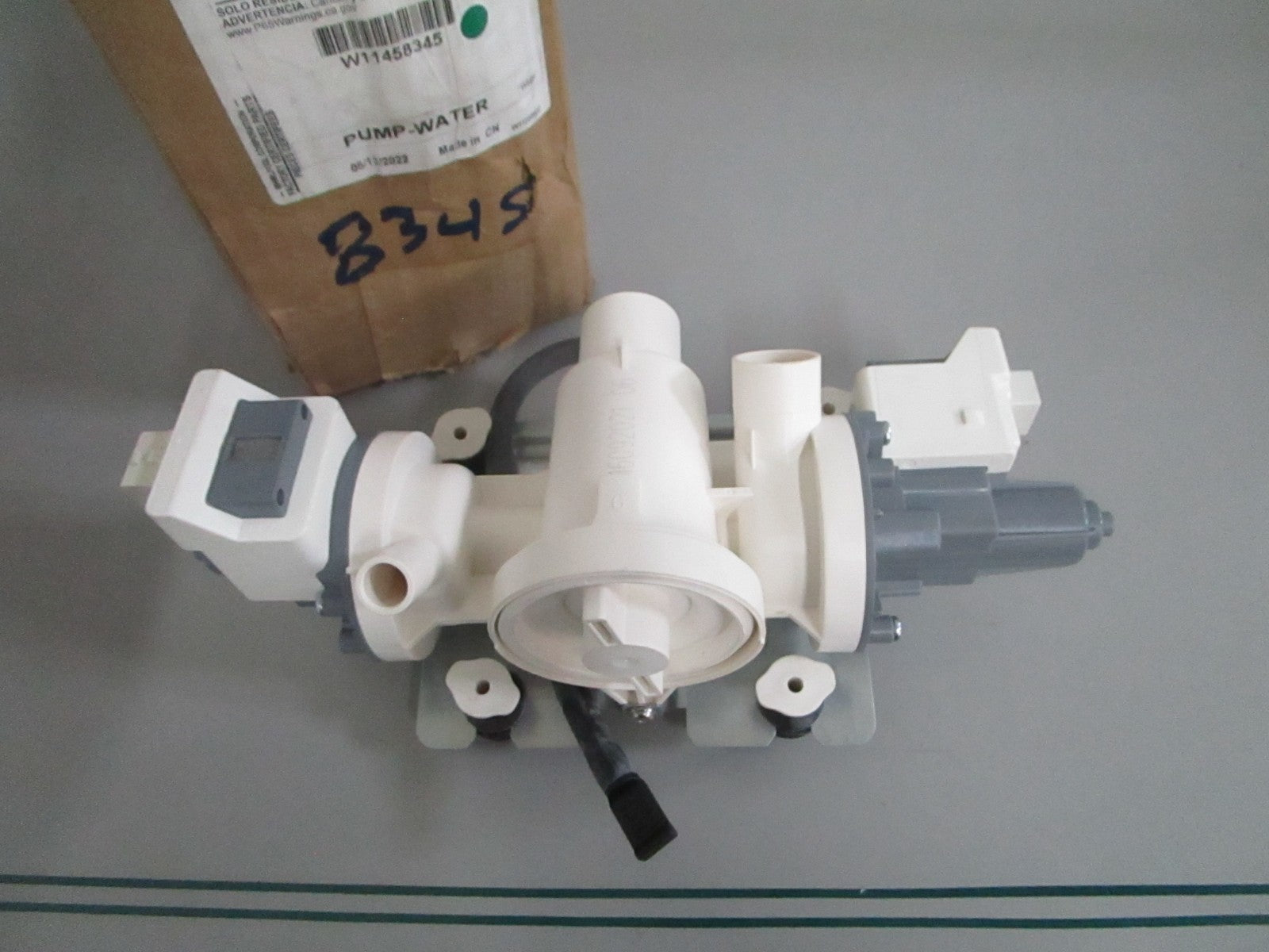 Whirlpool NEW OEM Washer Water Pump W11458345 NOS Drain Pump Assembly 0820