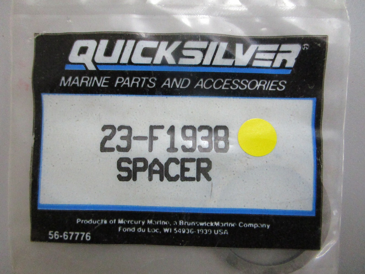 *NEW OEM* (LOT OF 3) 0810 Mercury Quicksilver Spacer 23-F1938