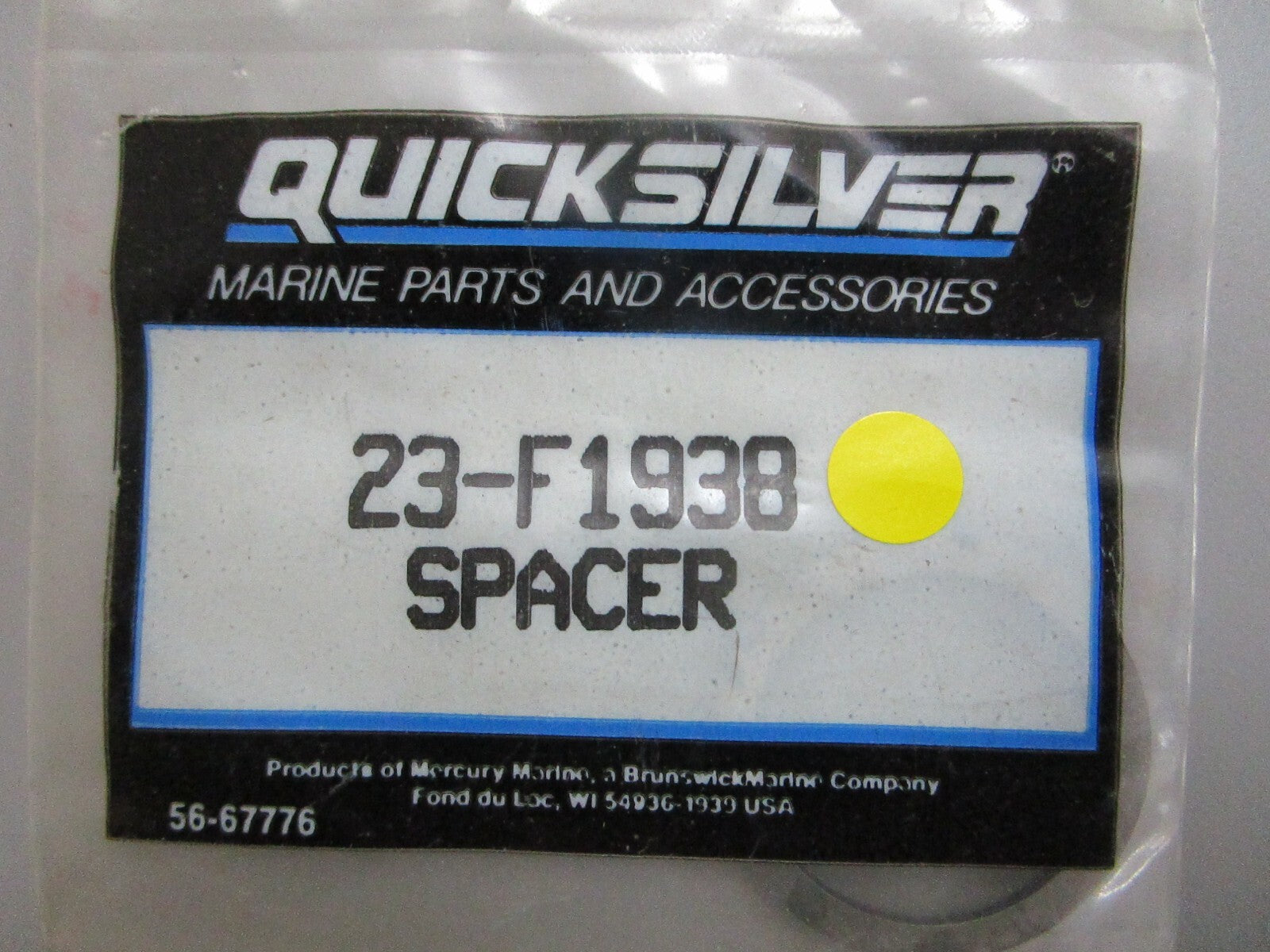 *NEW OEM* (LOT OF 3) 0810 Mercury Quicksilver Spacer 23-F1938