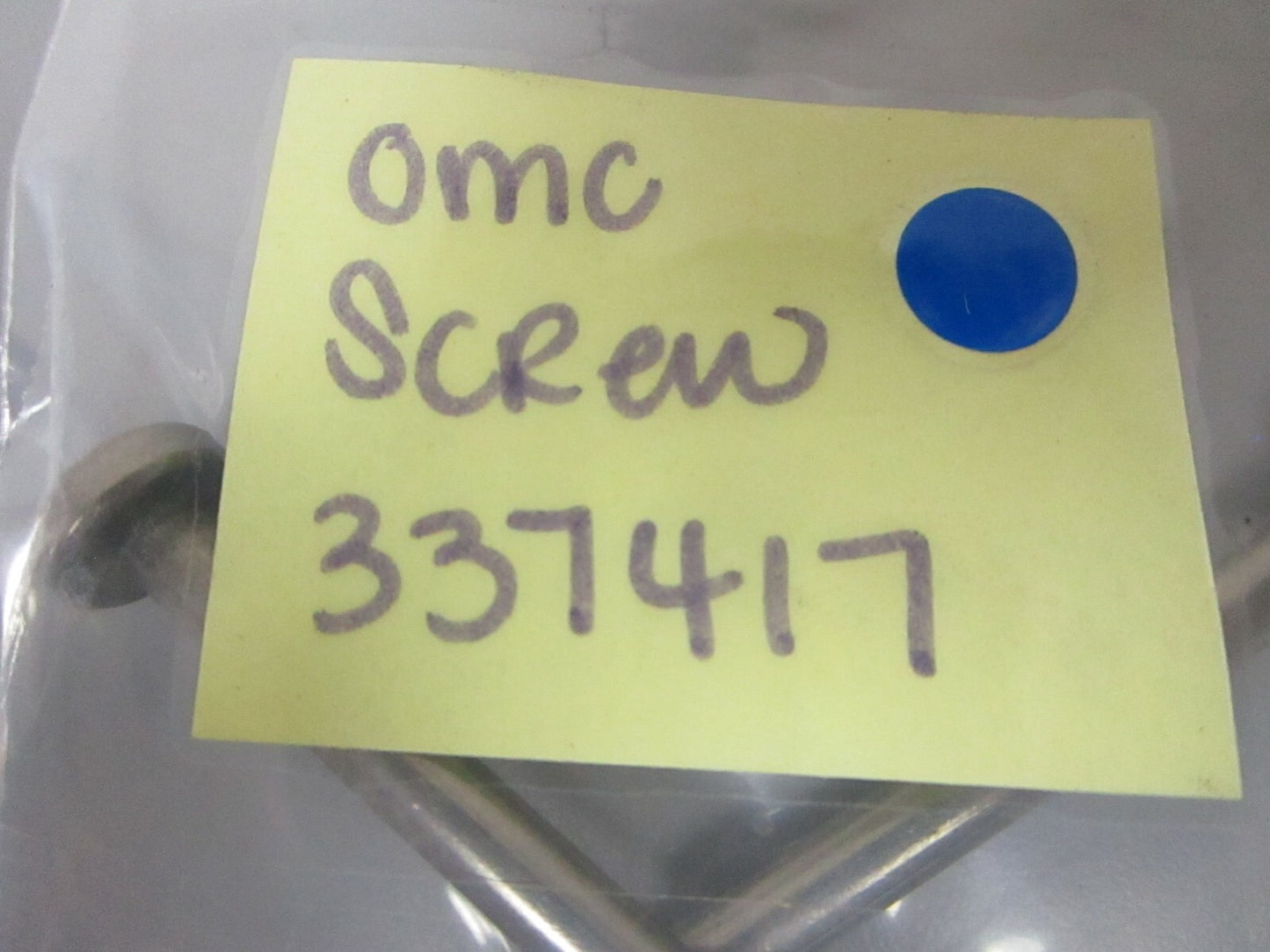*NEW OEM* (LOT OF 2) 0810 OMC Johnson Evinrude Screw 337417 0337417