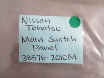 NEW OEM 38576-2010M Nissan Tohatsu Main Switch Panel 0820