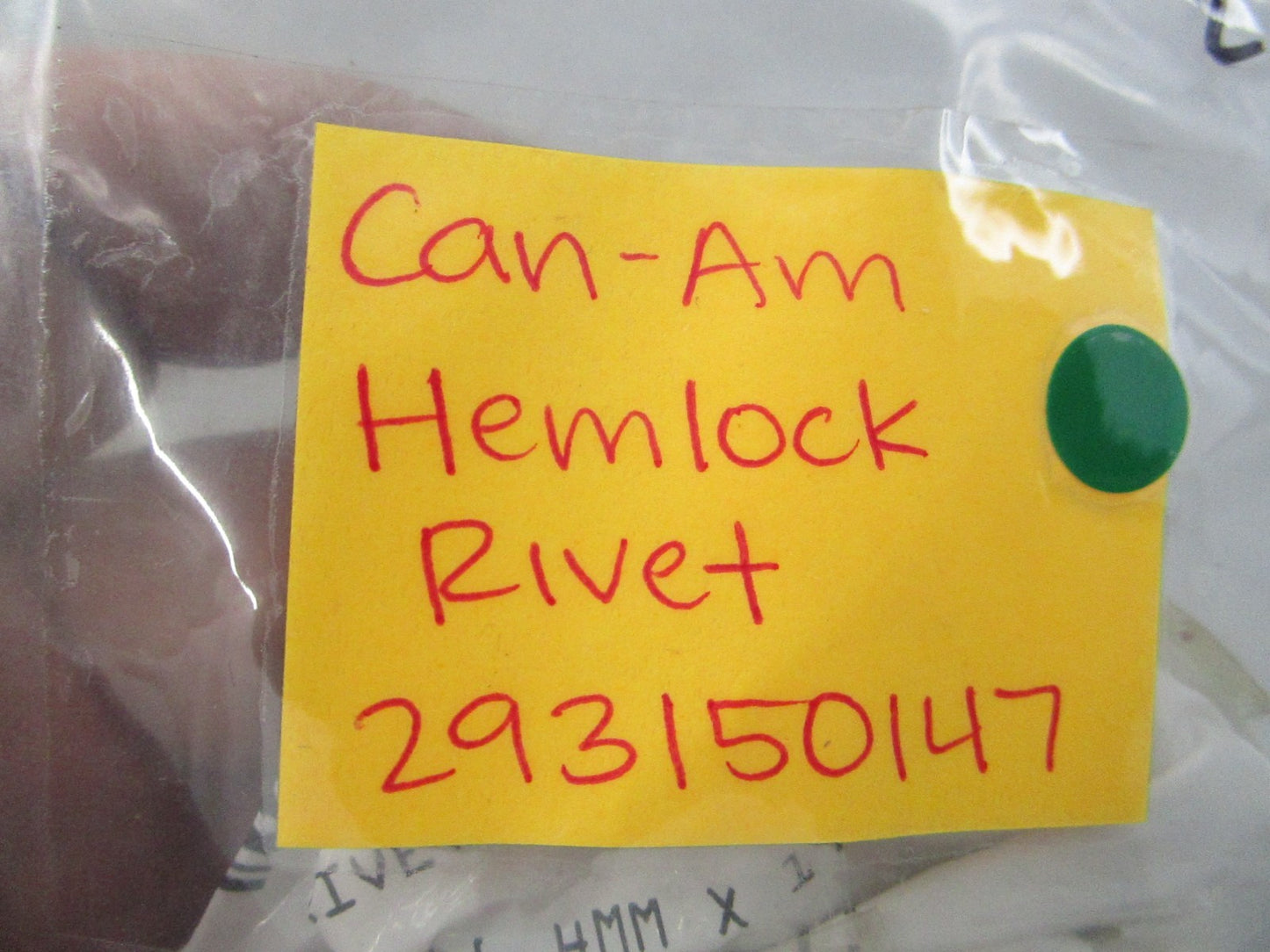 NEW OEM (LOT OF 5) 293150147 Can-Am Hemlock Rivet 0810