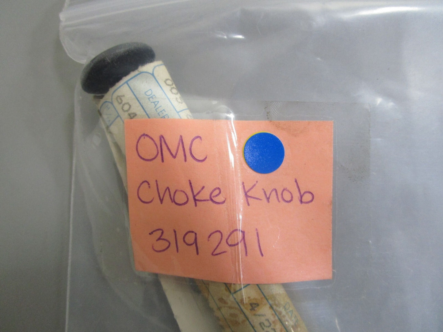 *NEW OEM* 0770 OMC Johnson Evinrude Choke Knob 319291 0319291