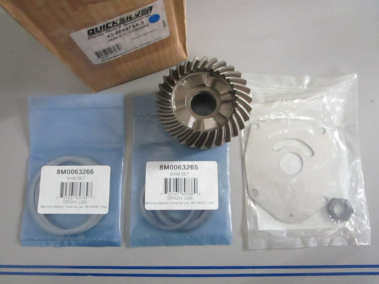 NEW OEM 43-859472A3 Mercury Quicksilver Forward Gear Kit 0820