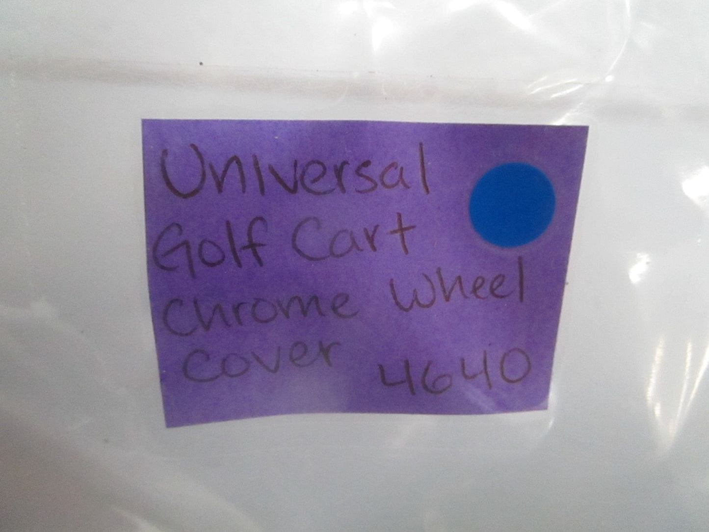 *NEW* 0820 Universal Golf Cart Chrome Wheel Cover 4640