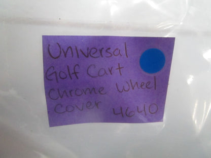 *NEW* 0820 Universal Golf Cart Chrome Wheel Cover 4640