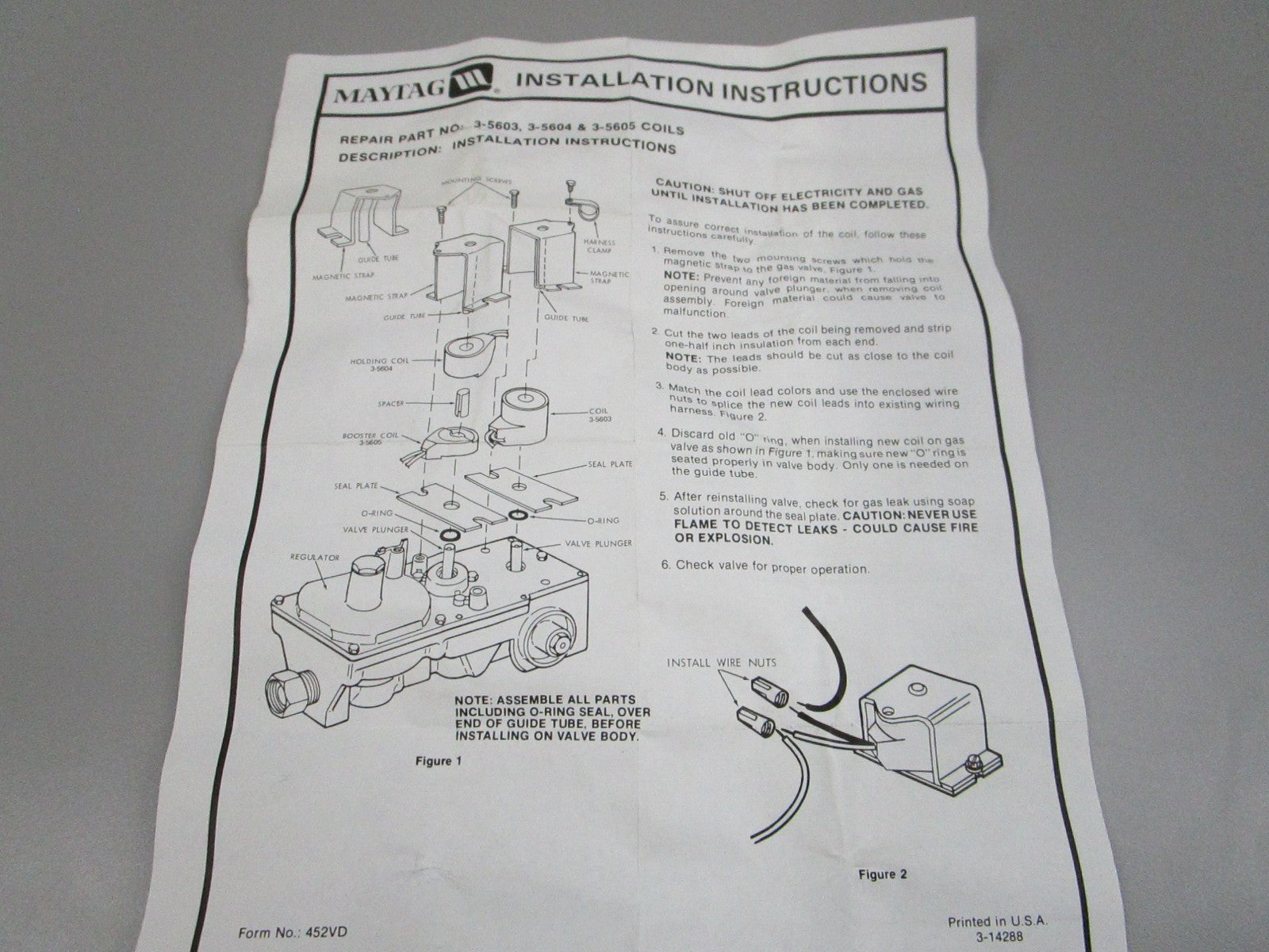 NEW OEM 3-5603 Maytag Coil 0810