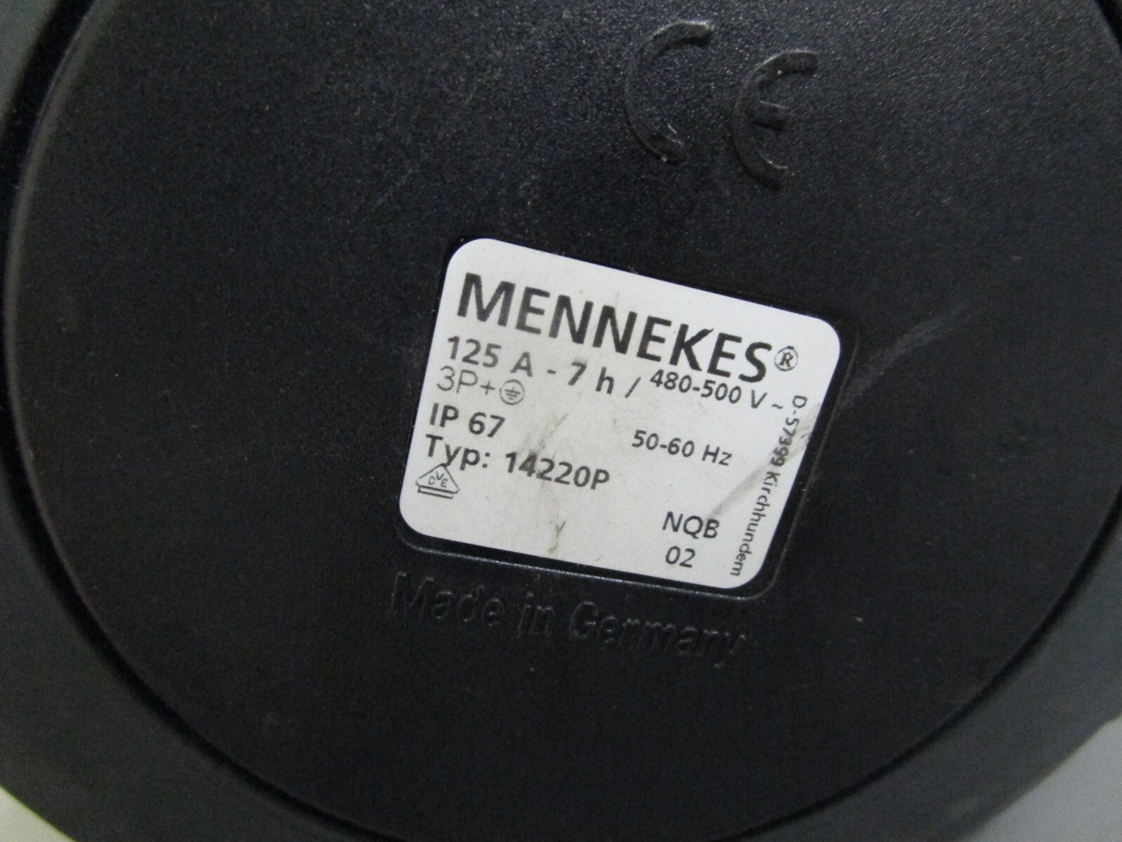 *NEW* 0820 Mennekes Power Top Xtra 14220P