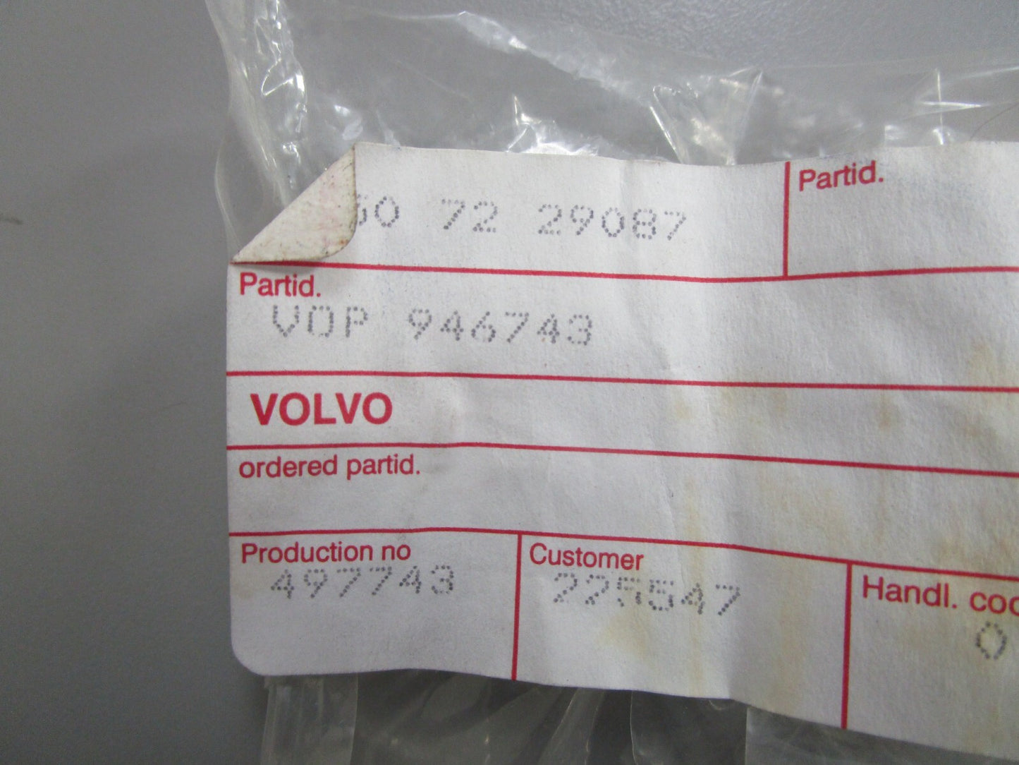 *NEW OEM* 0810 Volvo Penta O-Ring 946743