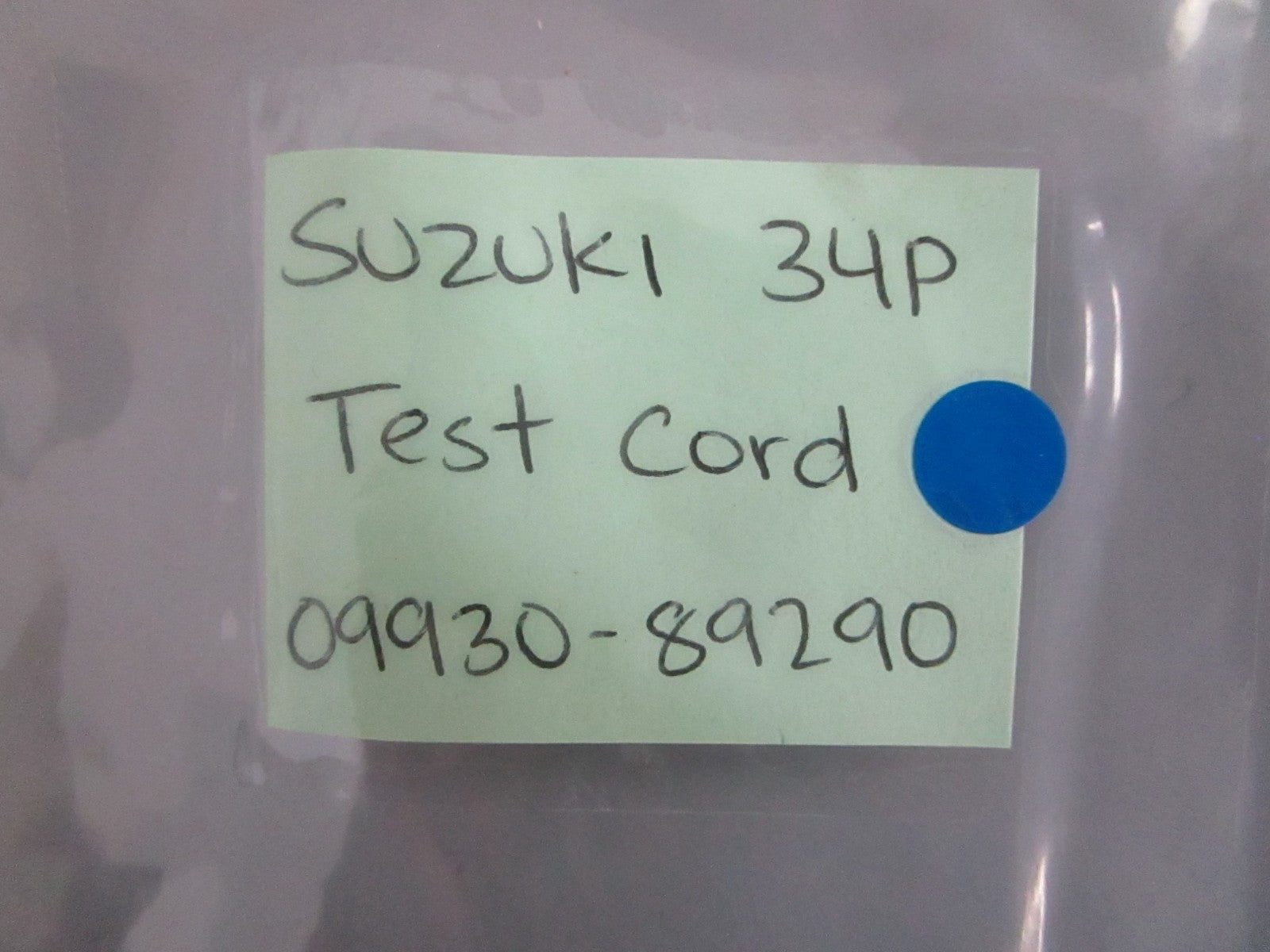 *NEW OEM* 0820 Suzuki 34 Pin Test Cord 09930-89290