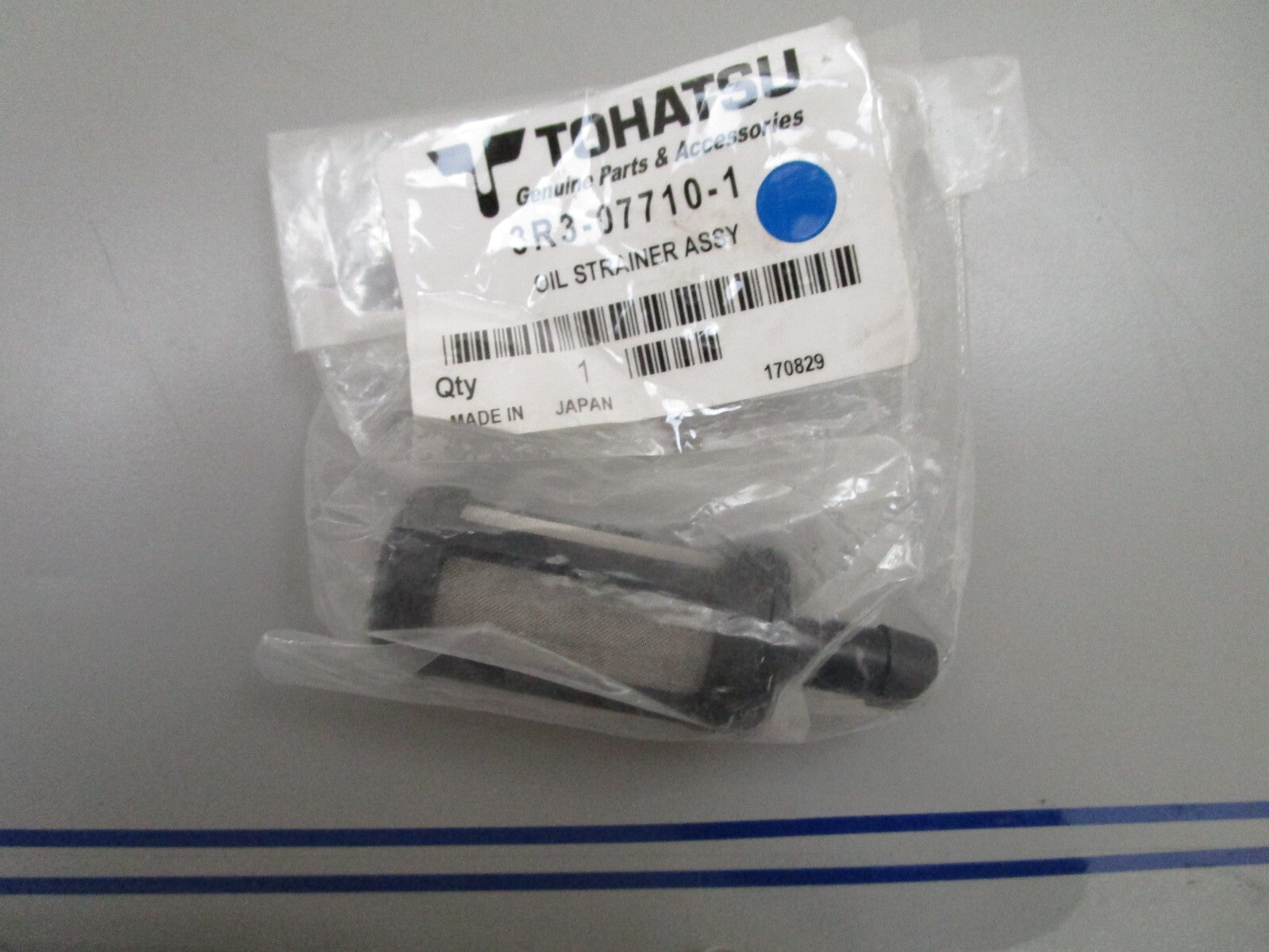 *NEW OEM* 0810 Tohatsu Oil Strainer Assembly 3R3-07710-1 3R3077101