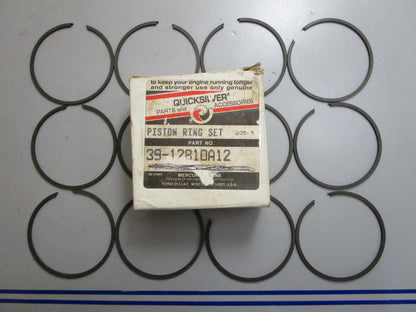 *NEW OEM* 0820 Mercury Quicksilver 12 Piston Ring Set 39-12810A12