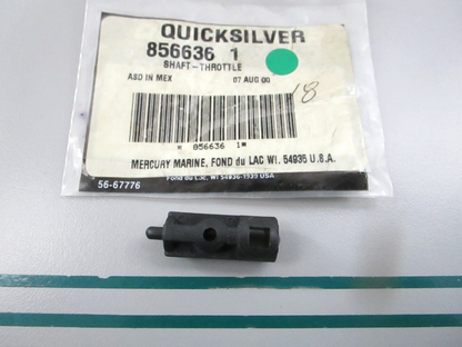 NEW OEM 856636 1 Mercury Quicksilver Throttle Shaft 0810