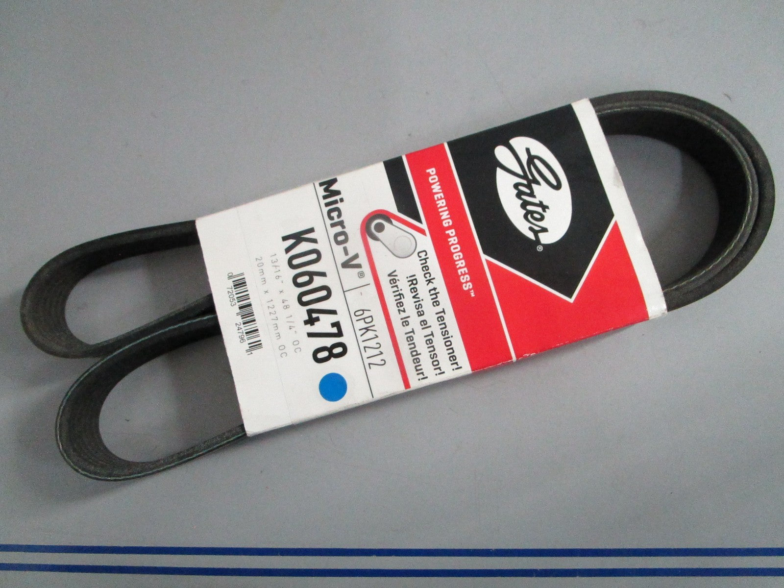 NEW K060478 Gates Micro-V Serpentine Belt 0820