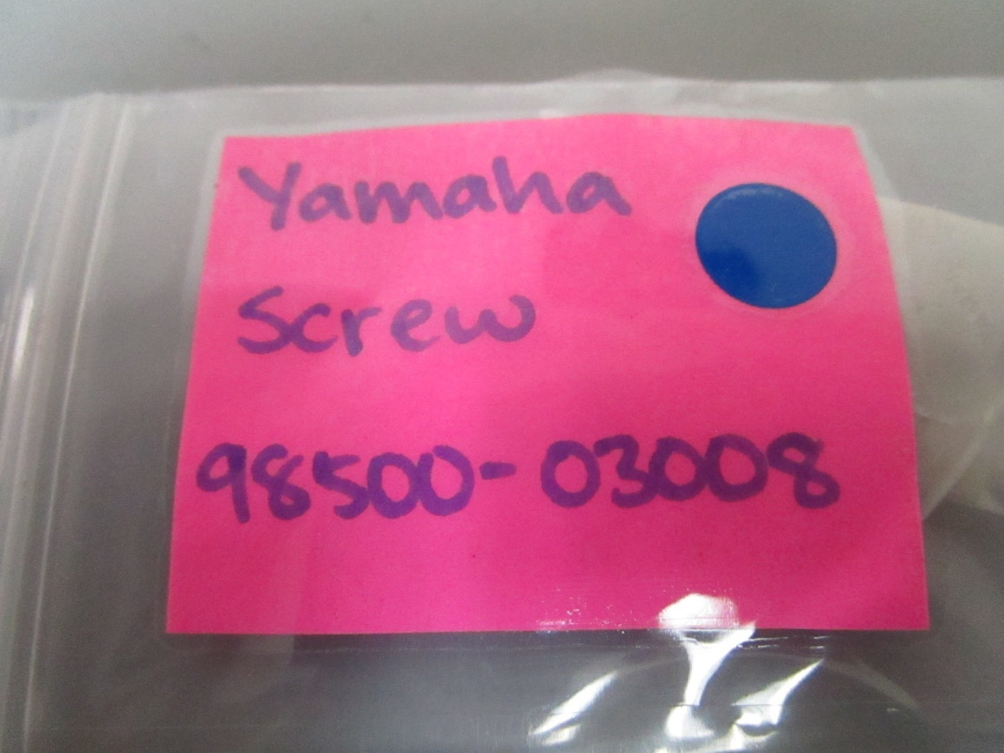 NEW OEM (LOT OF 5) 98500-03008 Yamaha Screw 0810