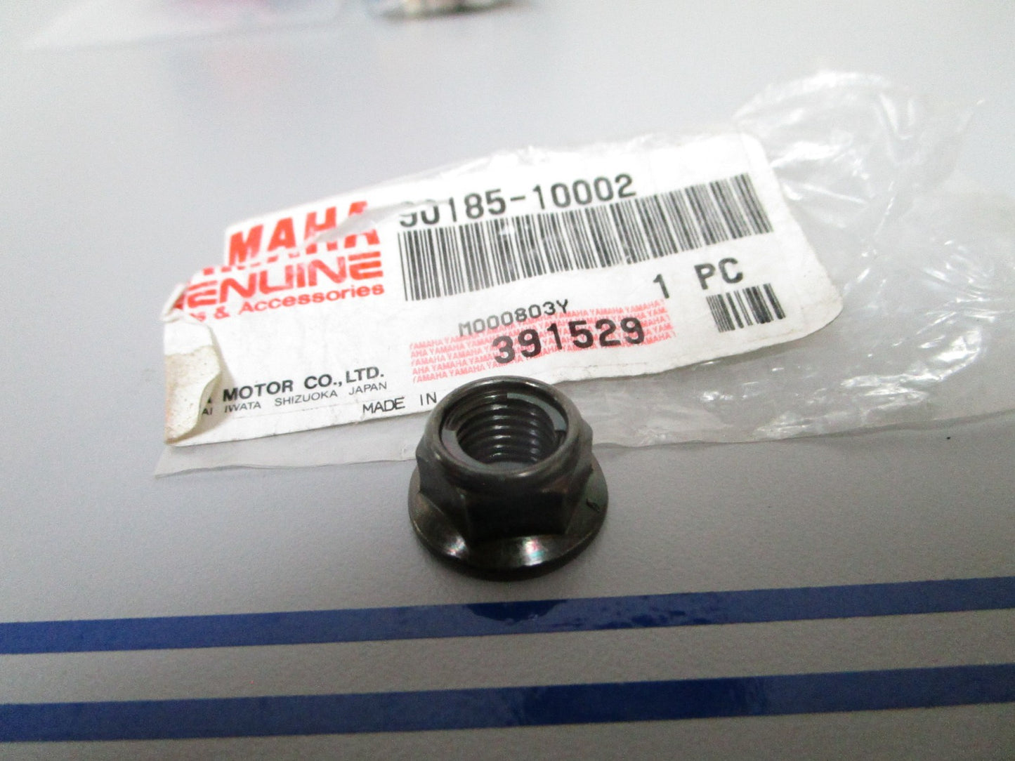 NEW OEM 90185-10002 Yamaha Self Locking Nut 0720