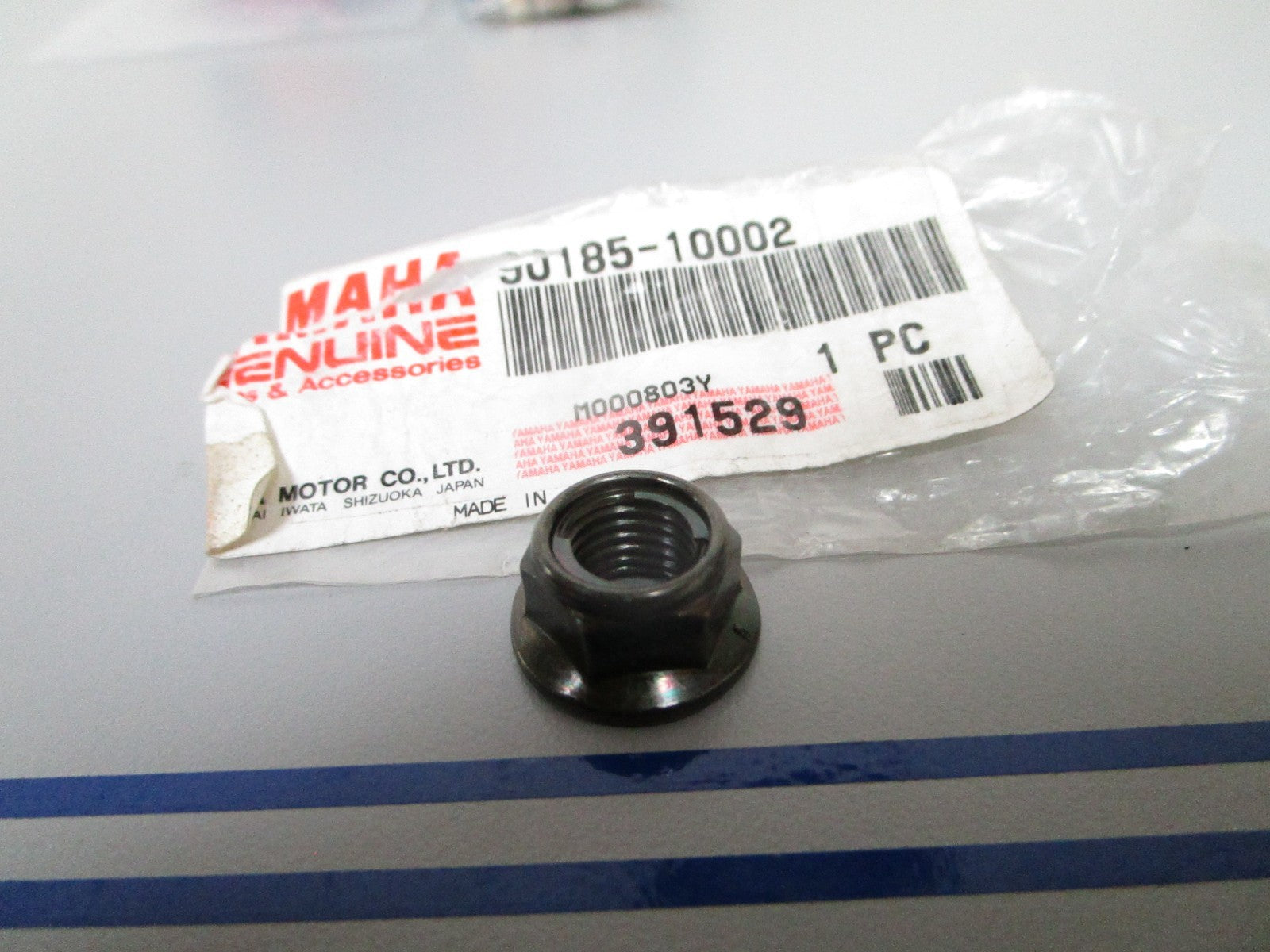 NEW OEM 90185-10002 Yamaha Self Locking Nut 0720