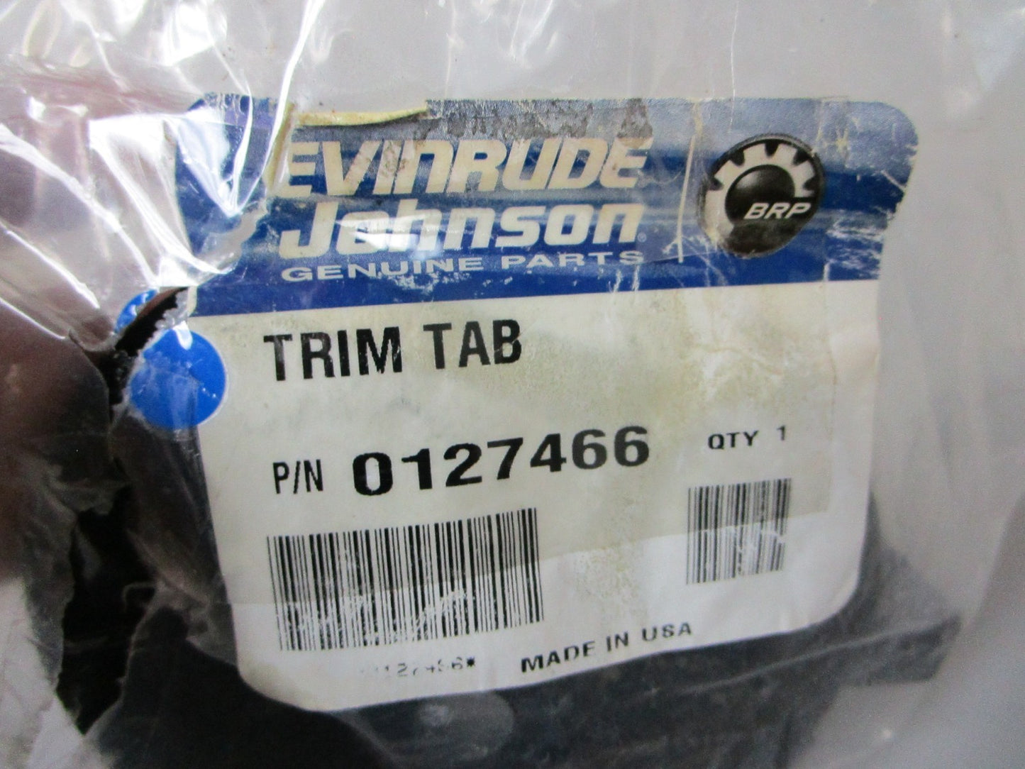 *NEW OEM* 0720 OMC Johnson Evinrude Trim Tab 127466 0127466